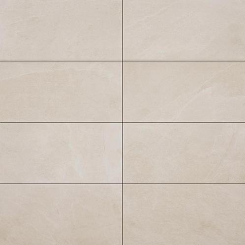 Vloertegel / wandtegel slate g ivoor 60x120 59,6x119,5, Doe-het-zelf en Verbouw, Tegels, Vloertegels, Nieuw, 10 m² of meer, Keramiek
