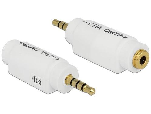 Pin Changing adapter (CTIA/AHJ > OMTP) - wit, Audio, Tv en Foto, Overige Audio, Tv en Foto, Ophalen of Verzenden