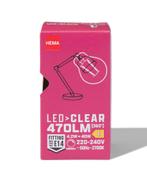 HEMA Led kogel clear E27 4.2W 470lm dim, Verzenden, Nieuw