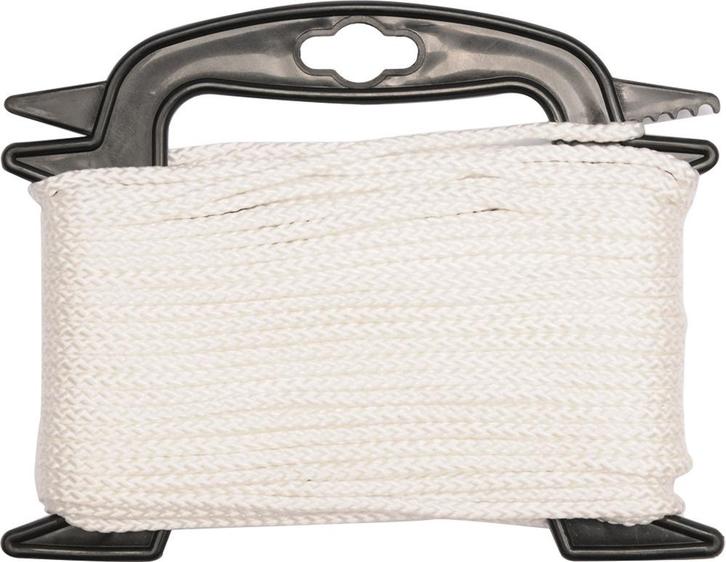 Touw op klos - 4mm - 20 meter - Wit, Doe-het-zelf en Verbouw, Overige Doe-het-zelf en Verbouw, Nieuw, Ophalen of Verzenden