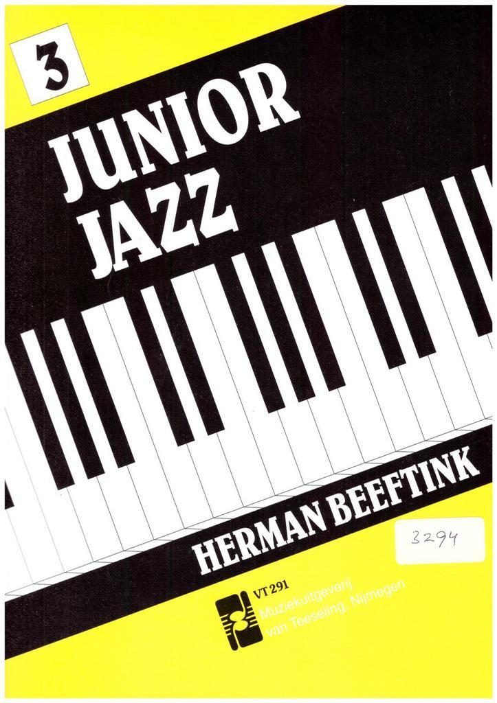 Junior Jazz - piano -Herman Beeftink [433], Muziek en Instrumenten, Bladmuziek, Piano, Les of Cursus, Gebruikt, Jazz, Ophalen of Verzenden