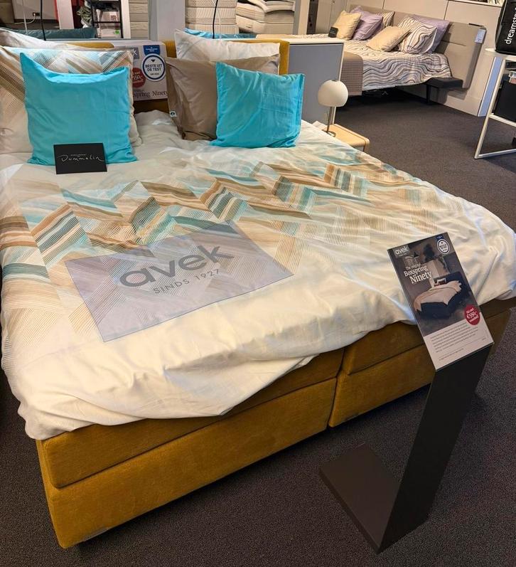 AVEK | Boxspring Ninety 180x200cm., Huis en Inrichting, Slaapkamer | Boxsprings, 180 cm, 200 cm, Overige kleuren, Nieuw, Ophalen