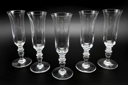 Baccarat - Drinkservies (5) - Normandië - Kristal -, Antiek en Kunst, Antiek | Meubels | Tafels