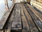 Oud grenen Wagonplanken en  havenplanken te koop, Ophalen, Gebruikt, 25 tot 50 mm, Grenen