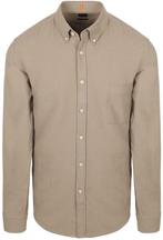 BOSS Rickert Overhemd Kaki maat XL Heren, Kleding | Heren, Overhemden, Verzenden, Nieuw, Groen, BOSS