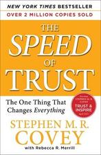 The Speed of Trust 9781416549000, Verzenden, Zo goed als nieuw