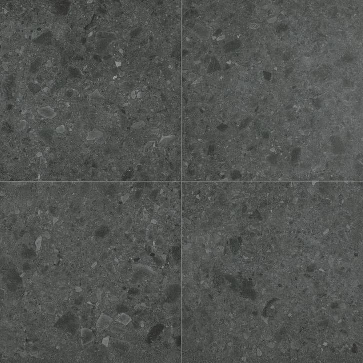 Vloertegel wandtegel g-stone terrazzo antraciet 60x60 r10, Doe-het-zelf en Verbouw, Tegels, Vloertegels, Nieuw, 10 m² of meer