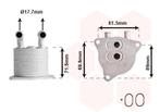 OLIEKOELER VOOR VOLVO S60/V60 Y20 2010-2013 31437022, Auto diversen, Auto-accessoires, Ophalen of Verzenden, Nieuw