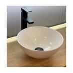Waskom Casajoy Rond 32x15cm Keramiek Wit, Doe-het-zelf en Verbouw, Sanitair, Ophalen of Verzenden, Nieuw, Overige typen