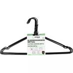 Benson Metalen kledinghangers - set van 10 - zwart - 40 c..., Ophalen of Verzenden, Nieuw