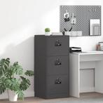 vidaXL Bestandenkast Zwart 44 x 50 x 106,5 cm Koudgewalst, Huis en Inrichting, Kasten | Overige, Verzenden, Nieuw