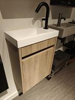 Fontein met onderkast eikenkleur 40x23cm - 0032, Ophalen, Nieuw