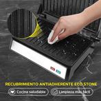 Aigostar Contactgrill - Panini Grill - 1500W - RVS/Zwart, Verzenden, Nieuw