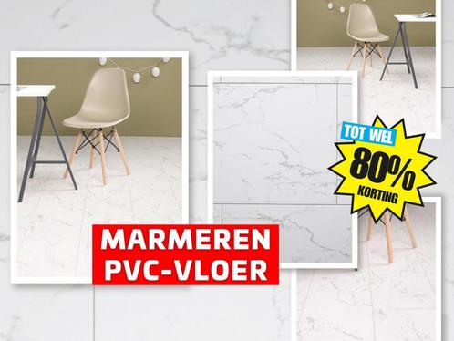 Marmerlook PVC vloer tot 80% korting OP=OP, Doe-het-zelf en Verbouw, Vloerdelen en Plavuizen, Nieuw, Ophalen of Verzenden