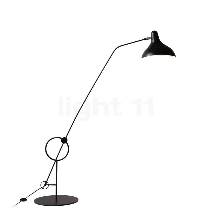 DCW Mantis BS8 Vloerlamp, zwart (Staande lampen), Huis en Inrichting, Lampen | Vloerlampen, Nieuw, Verzenden