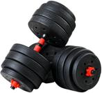 Verstelbare dumbbells - 40 kg - 2x20 kg - zwart rood, Sport en Fitness, Fitnessmaterialen, Ophalen of Verzenden, Nieuw
