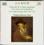 cd - J. S. Bach - From The W. F. Bach Notebook Â· Five Li., Cd's en Dvd's, Verzenden, Zo goed als nieuw