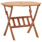 vidaXL Tuintafel inklapbaar 90x75 cm massief acaciahout