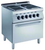 Pro 700 fornuis elektrisch  met oven | 4 kookplaten | 400V, Verzenden, Nieuw in verpakking
