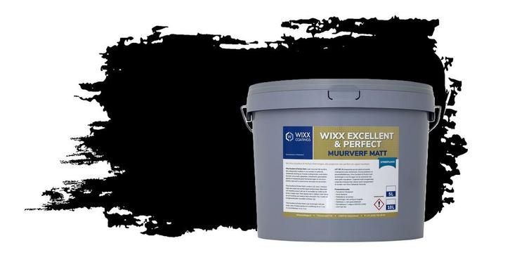 Wixx Excellent en Perfect Muurverf Matt 5L, Doe-het-zelf en Verbouw, Verf, Beits en Lak, Verf, Overige kleuren, Nieuw, Minder dan 5 liter