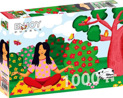 Yoga in the Park Puzzel (1000 stukjes) | Enjoy Puzzle -, Hobby en Vrije tijd, Denksport en Puzzels, Nieuw, Verzenden