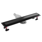 REA Zwarte douchegoot - 80 cm - Roestvrij staal - Nano Fl..., Ophalen of Verzenden, Nieuw