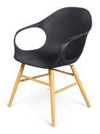 Kristalia Elephant Stoel, 4-poot, eiken-zwart, Huis en Inrichting, Stoelen, Ophalen of Verzenden, Nieuw