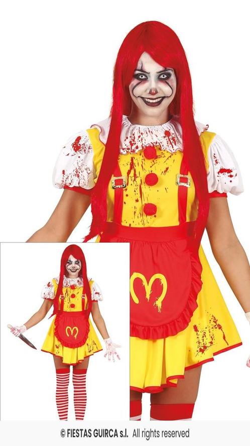 McDonalds Horror Jurkje, Hobby en Vrije tijd, Feestartikelen, Feestartikel, Nieuw, Verzenden