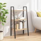 vidaXL Opbergmeubel met 3 lagen 56x35x108 cm lichtbruin en, Verzenden, 100 tot 150 cm, Nieuw, 50 tot 100 cm