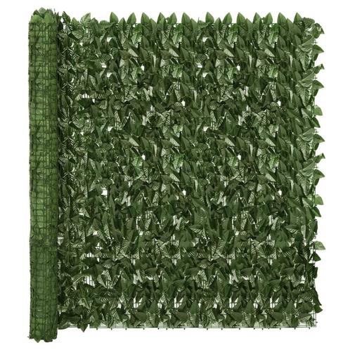 Balkonscherm 600x150 cm Donkergroen | Retourdeal | 41% Ko..., Tuin en Terras, Tuinschermen, Nieuw, Kunststof, 100 tot 150 cm, 200 cm of meer
