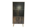 Boekenkast wandkast Stoer industrieel vintage design 120 cm, Verzenden, Nieuw