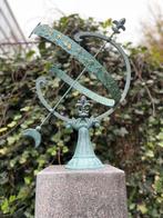Bronzen Zonnewijzer - Tuinbeeld - 60x45x50 cm - 5.5Kg, Verzenden, Nieuw