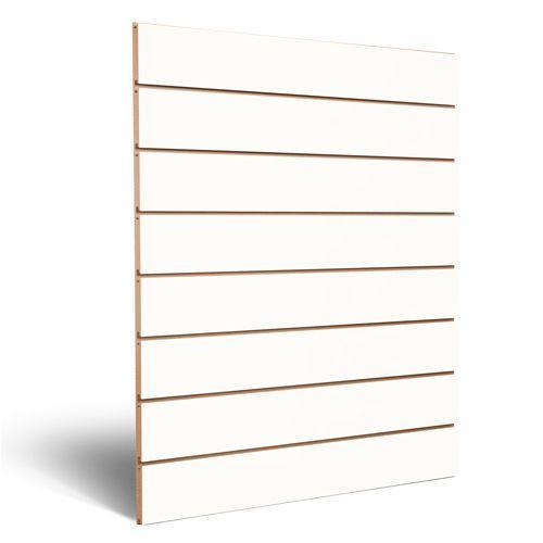 Slatwall wandrek wit 62150110-ACT, Zakelijke goederen, Kantoor en Winkelinrichting | Winkel en Inventaris