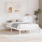 vidaXL Bedframe Wit 120 x 200 cm Wit, Verzenden, Nieuw, Wit, Hout