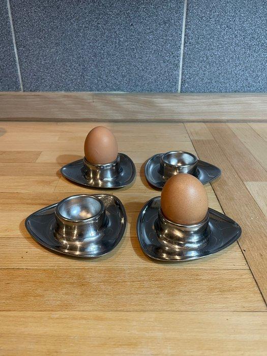 Alessi - Eierdopje (4) - Staal, Antiek en Kunst, Antiek | Keukenbenodigdheden
