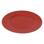 Decoratiebord | Decoris |  33 cm (Glitter, Rood), Diversen, Kerst, Verzenden, Nieuw