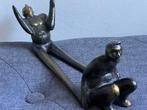 Corry Ammerlaan - Beeldje, Wijn - 9 cm - Brons, Antiek en Kunst