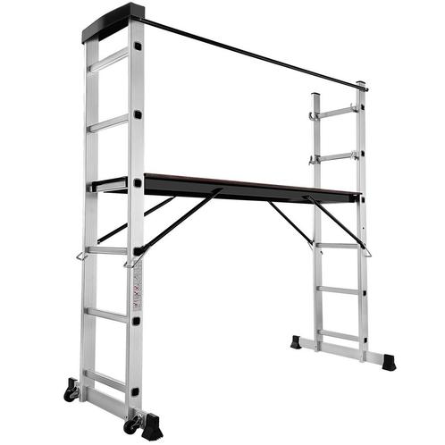 Multifunctionele ladder - zilver, Doe-het-zelf en Verbouw, Gereedschap | Handgereedschap, Verzenden