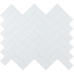 Zelfklevend Mozaïek Visgraat Wit, Huis en Inrichting, Ophalen of Verzenden, Nieuw