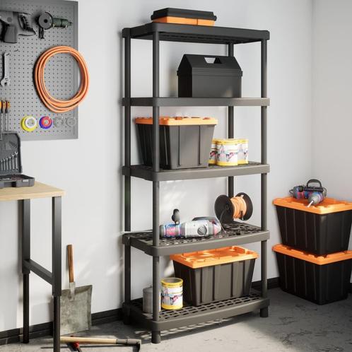 vidaXL Opbergrek 5-laags 93,5x45,5x194,5 cm polypropeen, Huis en Inrichting, Kasten | Stellingkasten, Nieuw, Verzenden