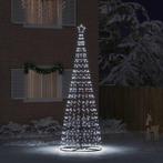vidaXL LED Kerstboom met 800 LED met grondpennen Koudwit 400, Verzenden, Nieuw
