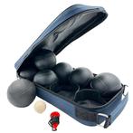 Jeu de boules set - zwart staal - 8 kogels - incl. draagtas, Sport en Fitness, Overige Sport en Fitness, Ophalen of Verzenden
