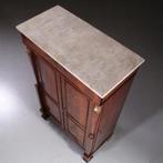 Franse Empire chiffonnire met 4 deuren  2 frontaal en twee, Antiek en Kunst, Ophalen of Verzenden