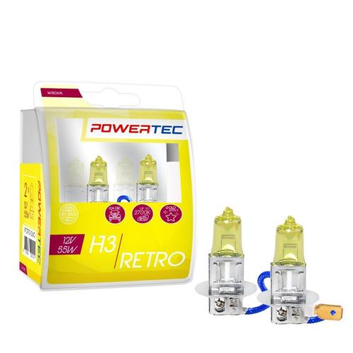 Powertec H3 - Retro - Set, Auto-onderdelen, Verlichting, Nieuw, Alfa Romeo, Amerikaanse onderdelen, Audi, BMW, Citroën, Daihatsu