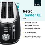 2dekans | MOA Retro Broodrooster XL - 6 Warmteniveaus - 4, Ophalen of Verzenden