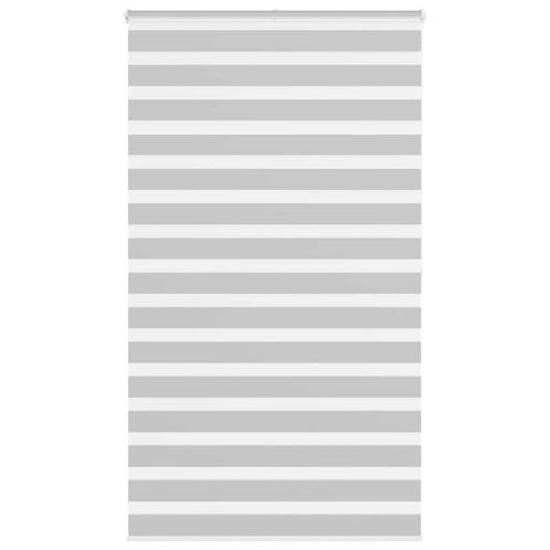 vidaXL Zebra rolgordijn 135x200 cm stofbreedte 130,9 cm, Huis en Inrichting, Stoffering | Gordijnen en Lamellen, Grijs, Nieuw