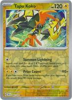 Tapu Koko 065/191 reverse holo surging sparks, Hobby en Vrije tijd, Verzamelkaartspellen | Pokémon, Ophalen of Verzenden, Nieuw