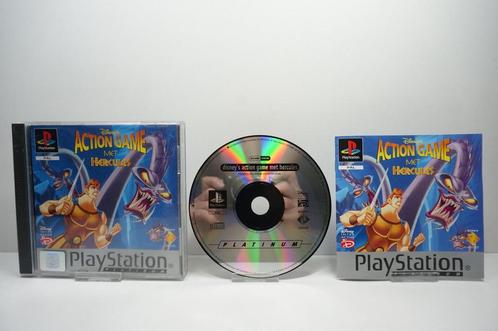 Disneys Hercules Action Game (Platinum) Morgen in huis!, Spelcomputers en Games, Spelcomputers | Sony PlayStation 1, Zo goed als nieuw
