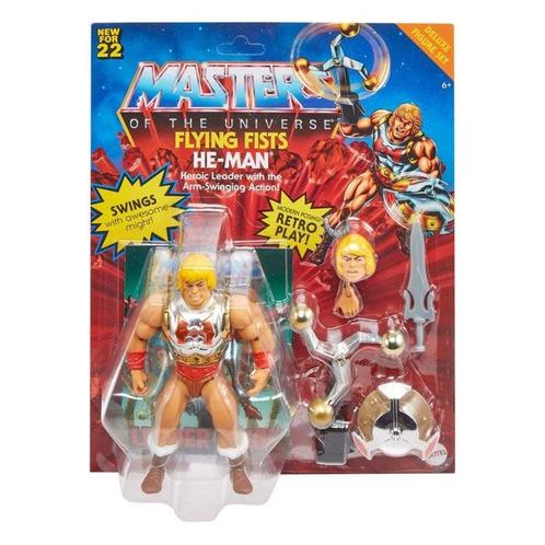 Masters of the Universe Origins Flying Fist He-Man Deluxe, Verzamelen, Poppetjes en Figuurtjes, Zo goed als nieuw, Verzenden