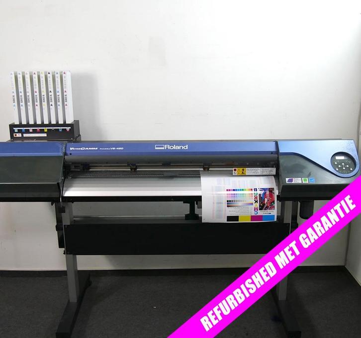 Roland VersaCAMM VS-420 Print & Cut Eco Solvent 24 107cm, Computers en Software, Printers, Inkjetprinter, Kleur printen, Refurbished